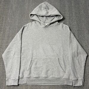 ALLSAINTS Kyle OTH Hoodie Men's Medium Gray Cotton Pullover